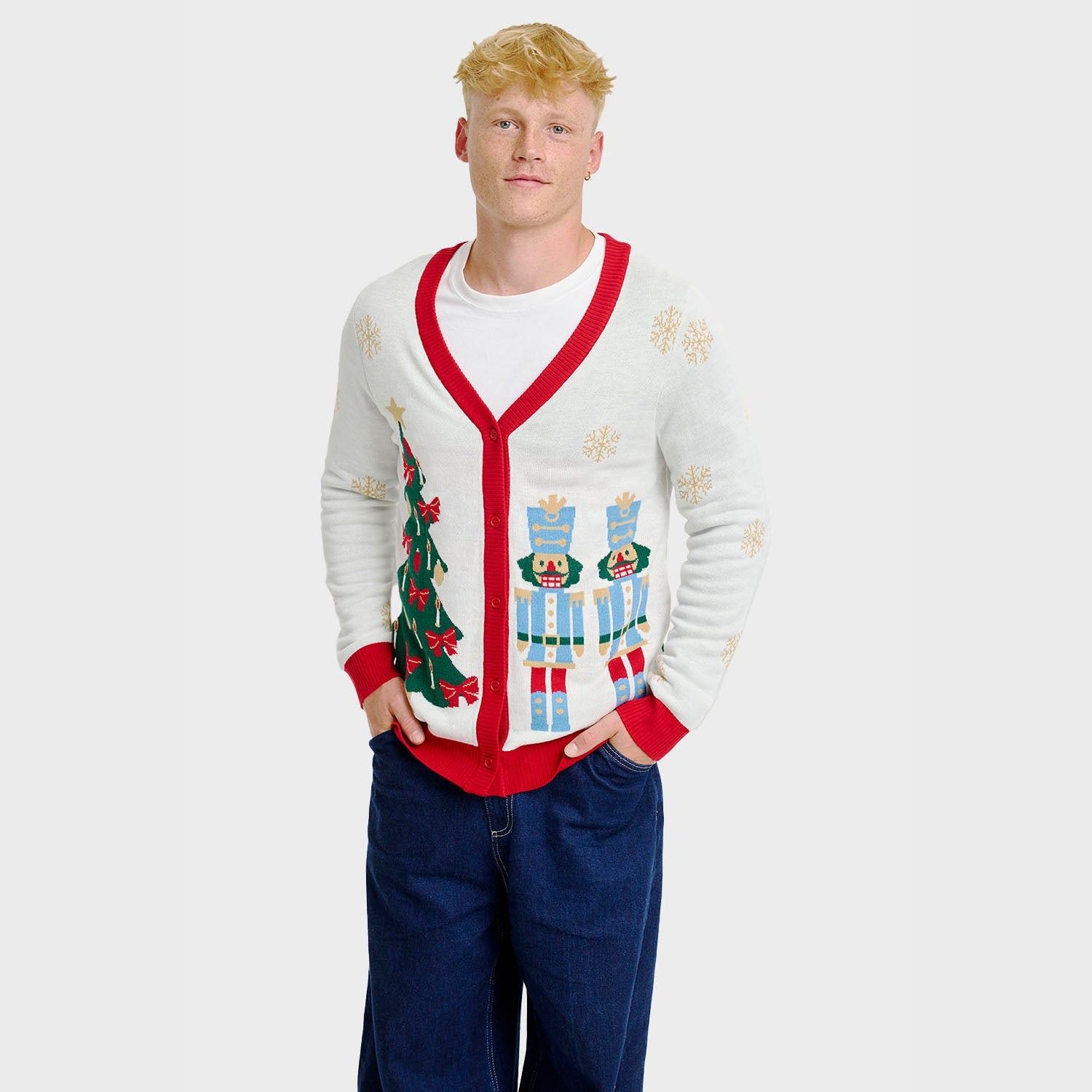 The Nutcracker Christmas Cardigan β Men